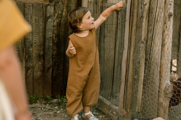 Tank Romper in Toffee