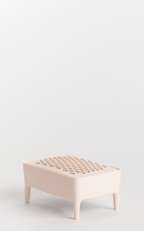Bubble Buddy Powder Pink Soap Dish