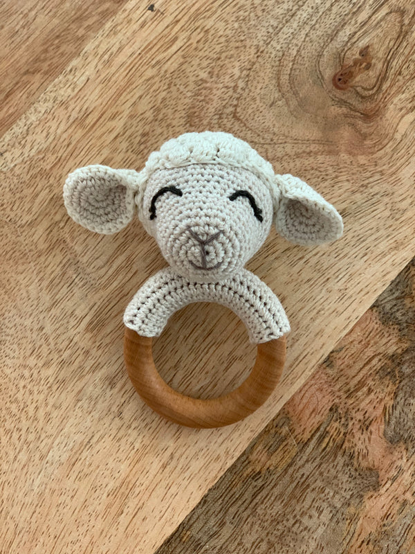 Handmade Lamb Rattle