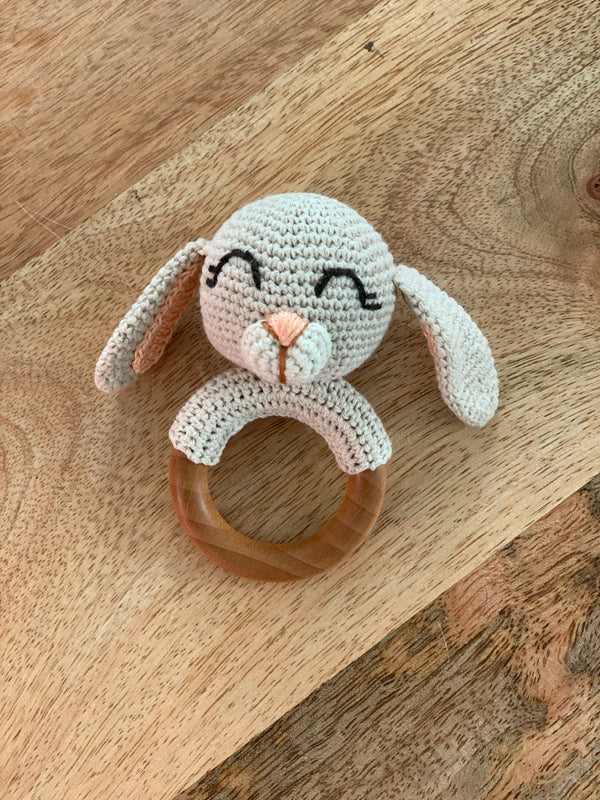 Handmade Bunny Rattle