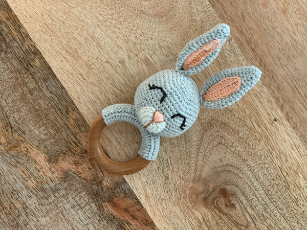 Handmade Bunny Rattle