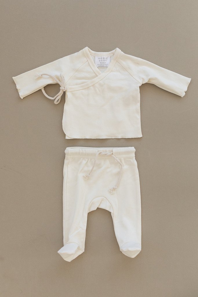 Cream Cotton Layette Set
