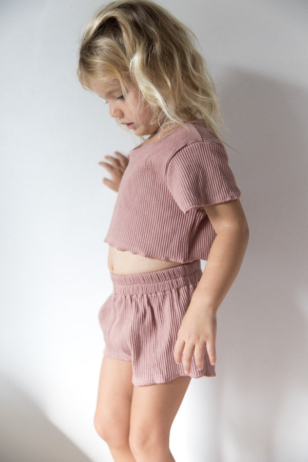 Kealia Crop Top | Mauve