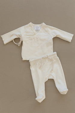 Cream Cotton Layette Set