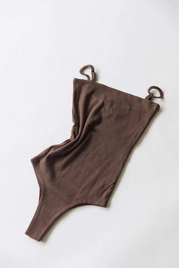 Women’s Essential Bodysuit in Espresso