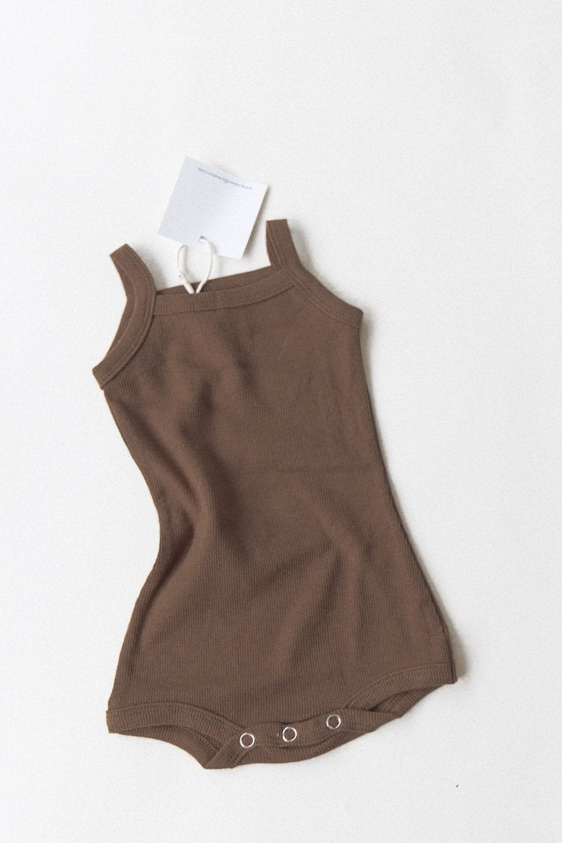 Essential Onesie in Espresso