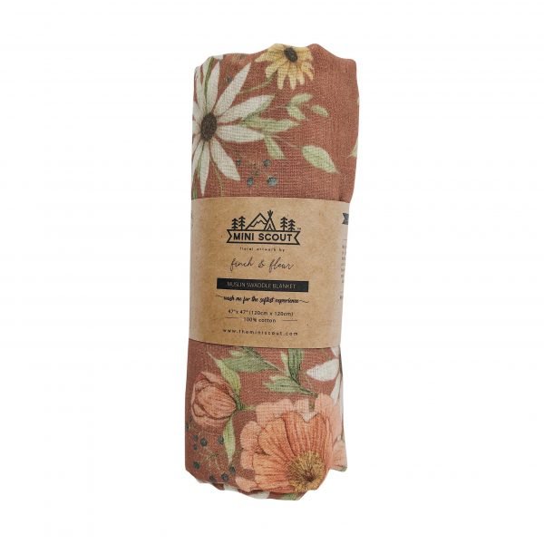 Spring Blossom (Clay) Swaddle